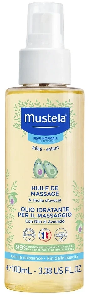 Mustela Bebe Massage Oil, 100 ml