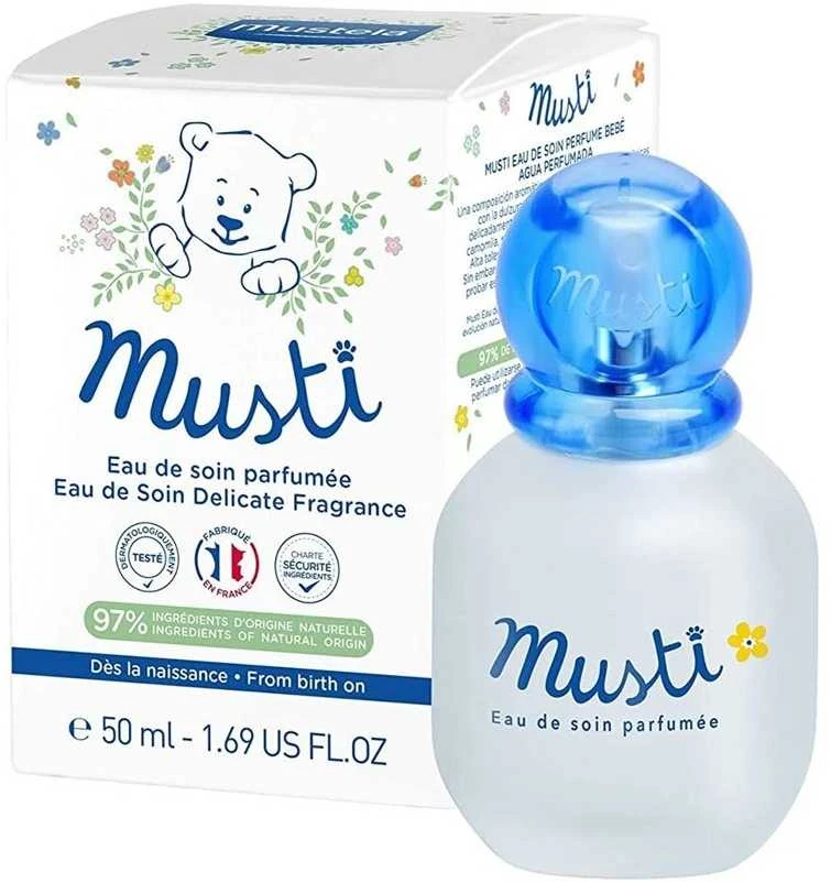 Vaikiškas kvapusis vanduo Mustela Musti Eau De Soin Delicate Fragrance 50ml