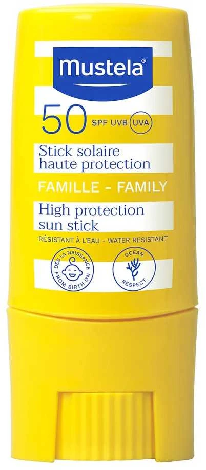 Mustela Stick Solar SPF50, 9 ml