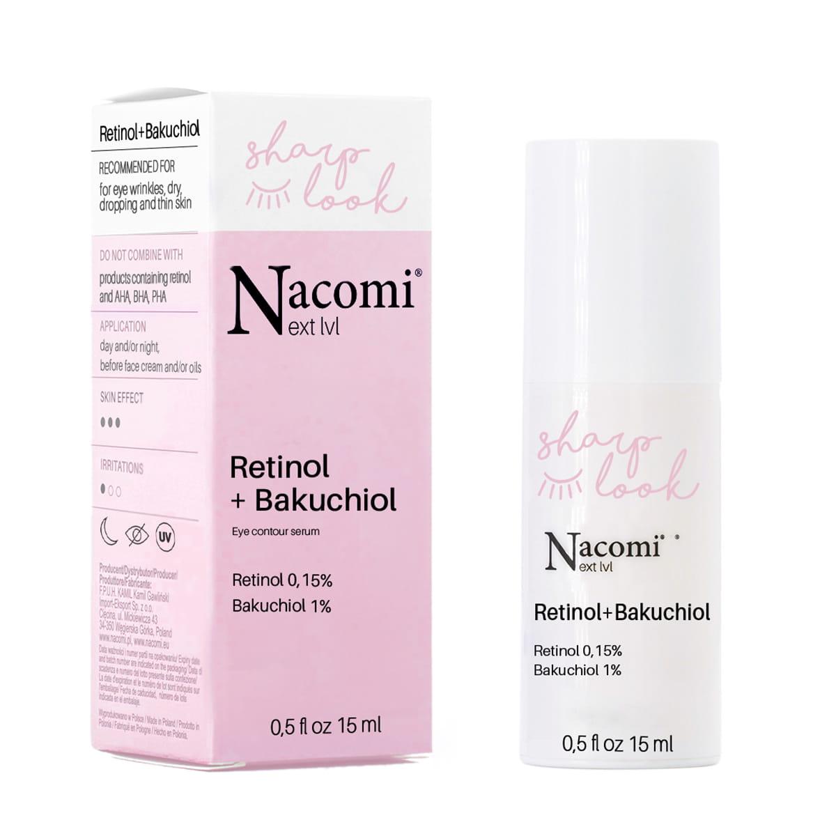 Nacomi Next Level akių serumas, 15 ml