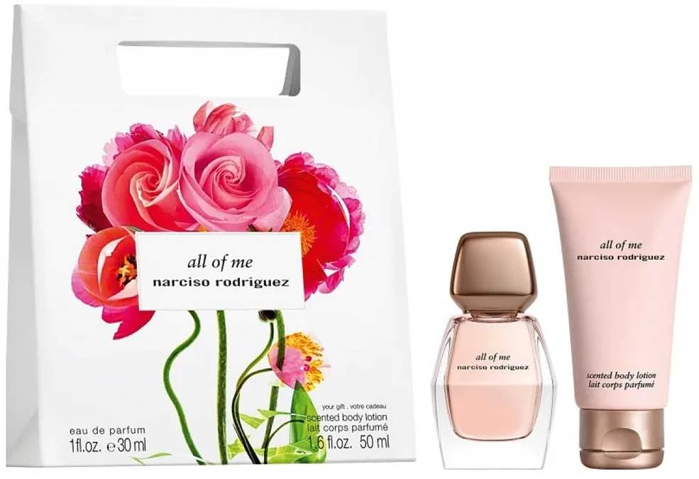 Narciso Rodriguez All Of Me rinkinys moterims (EDP, 30 ml + kūno losjonas, 50 ml)
