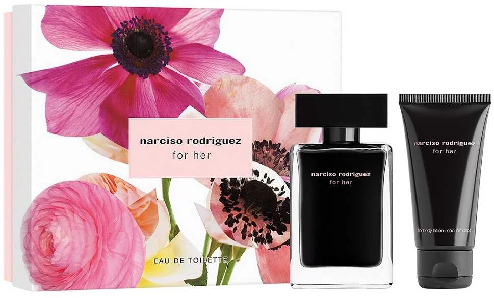 Kvepalų rinkinys Narciso Rodriguez For Her (50 ml EDT + Kūno losjonas 50 ml)
