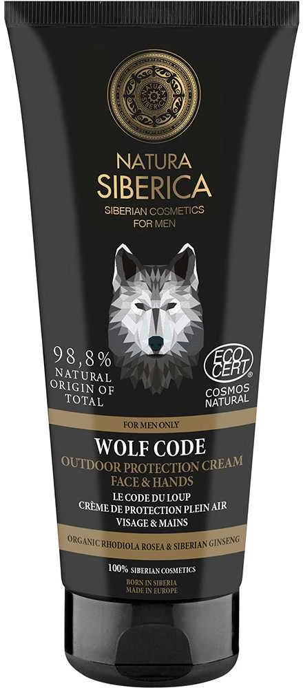 EUROBIO Natura Siberica Men apsauginis kremas veidui ir rankoms, 80ml