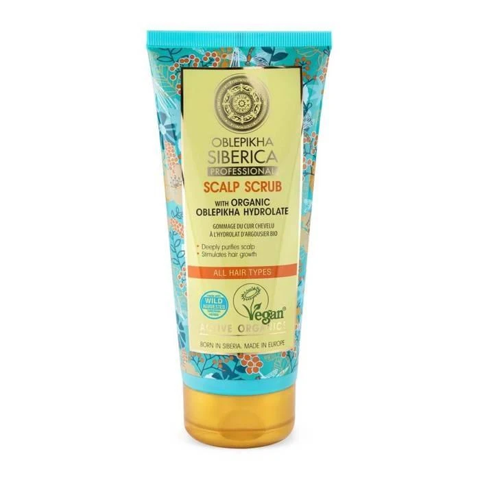 Natura Siberica Natsiber Obplepikha Šveitiklis galvos odai OBLEPIKHA Scalp Scrub All Hair Types, 200 ml