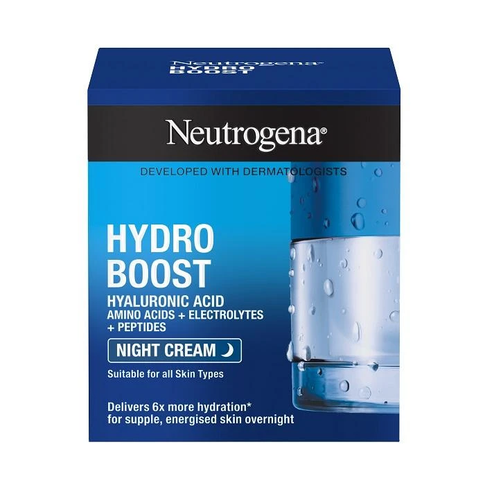 Neutrogena Hydro Boost Night Kreminis Night Skin Kreminis unisex, 50 ml
