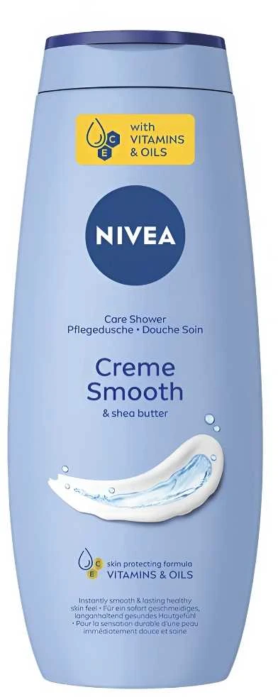 Nivea Creme Smooth Shower Kreminis moterims, 500 ml