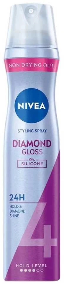 Nivea Diamond Gloss Care Plaukų lakas moterims, 250 ml
