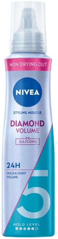 Nivea Hair Care Styling Pianka do włosów Diamond Volume Care ultra mocna 150 ml