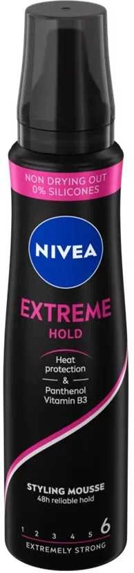 Nivea Extreme Hold Styling Mousse Plaukų putos moterims, 150 ml