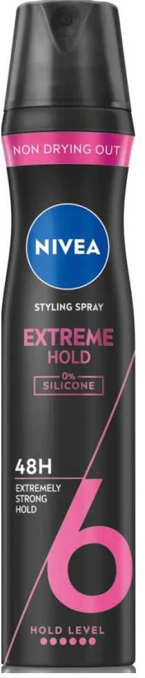 Nivea Extreme Hold Styling Purškiklis Plaukų lakas moterims, 250 ml