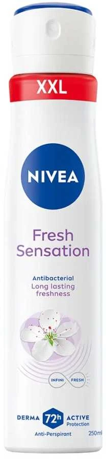 Nivea Fresh Sensation XXL 250 ml purškiamas dezodorantas