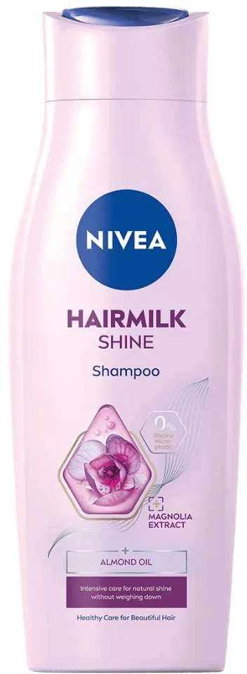 Nivea Hair Milk Natural Shine Šampūnas moterims, 400 ml