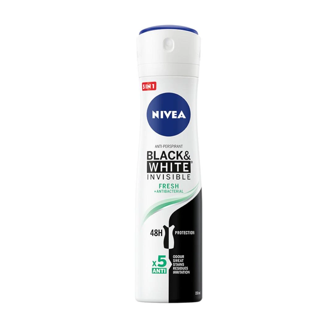 Nivea Juodas&Baltas Invisible Fresh, 150 ml