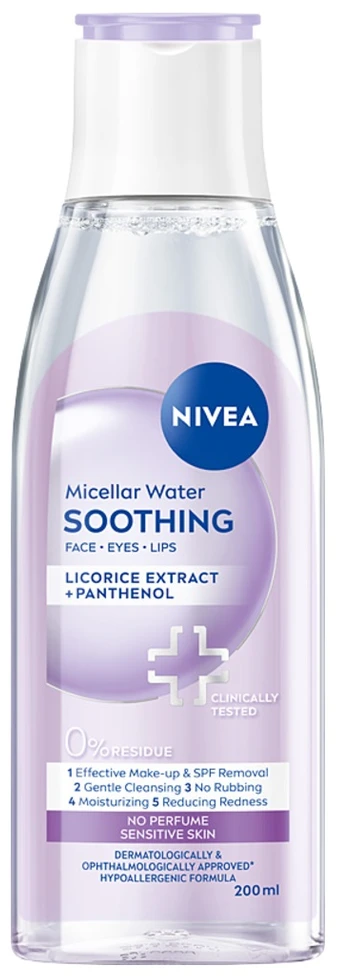 Nivea raminamasis micelinis vanduo jautriai ir padidėjusio jautrumo odai 200 ml