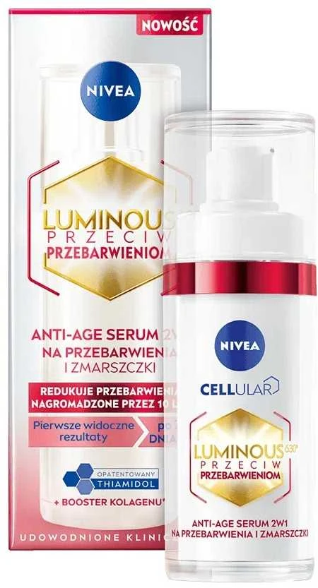 Nivea Nivea V švytintis serumas nuo spalvos pakitimų 2 viename 98711
