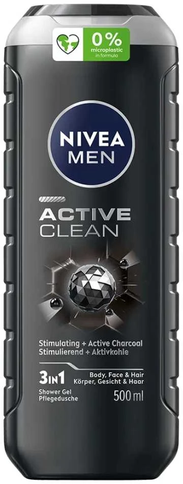 Beiersdorf Nivea Men Dušo Želė Active Clean 500ml
