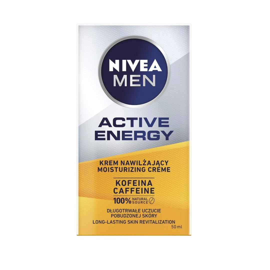 Nivea Men Active Energy drėkinamasis kremas su kofeinu