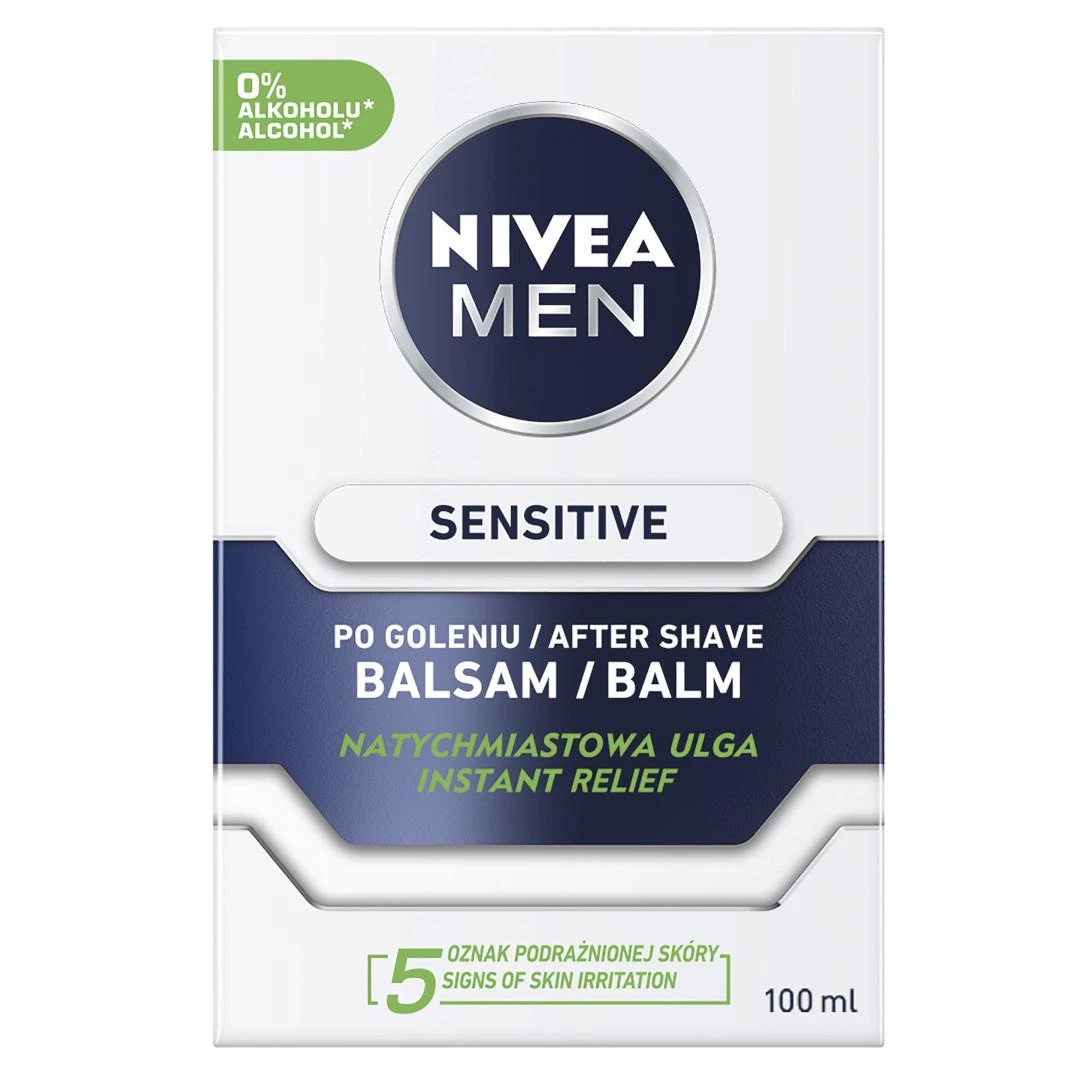 Nivea Raminamasis balzamas po skutimosi vyrams jautriai odai, 100 ml