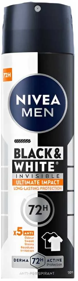 Nivea Men Black & White purškiamas dezodorantas 150 ml