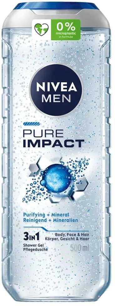 Beiersdorf Nivea Men Dušo Želė PURE Impact 500ml