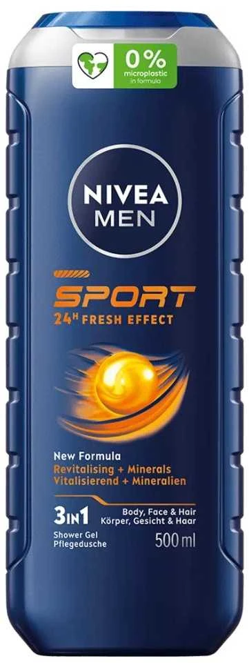 NIVEA MEN Dušo želė vyrams SPORT 500ml