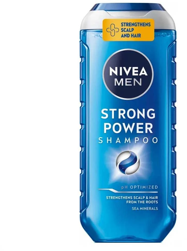 Nivea Men Strong Power šampūnas vyrams, 250 ml