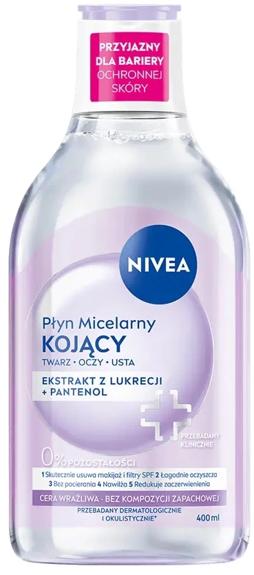 Nivea raminamasis micelinis vanduo jautriai ir padidėjusio jautrumo odai 400 ml