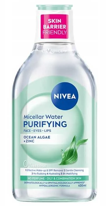 Nivea Valomasis micelinis skystis su dumbliais 400 ml