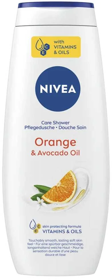 Nivea Oranžinis & Avocado Oil Care Shower, 500 ml