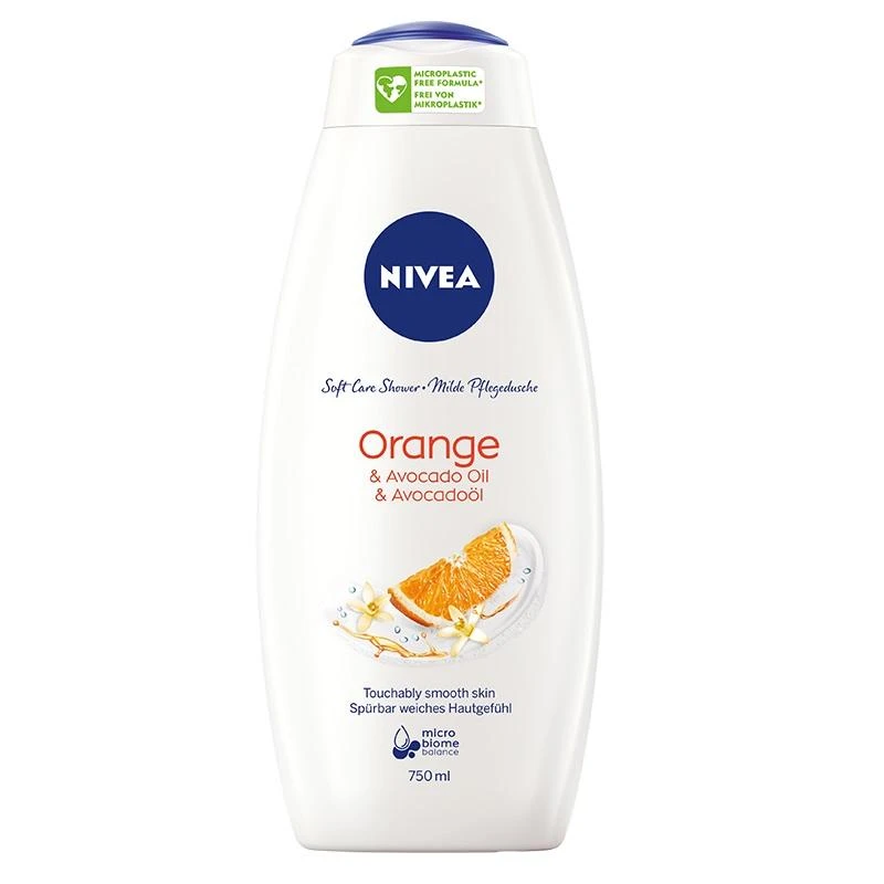 Beiersdorf Nivea Vonios Putos Care & Oranžinis 750ml
