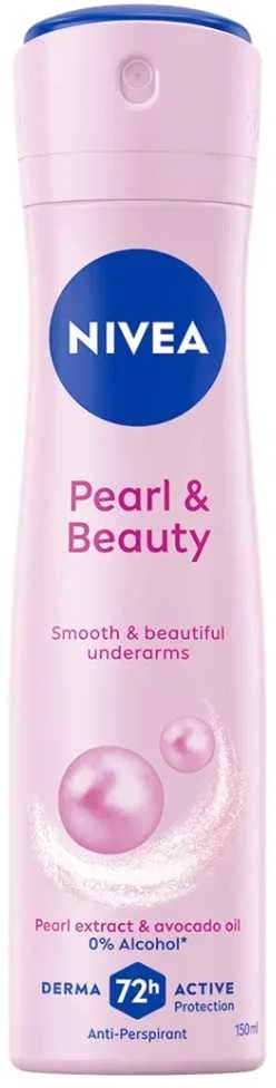 Purškiamas dezodorantas moterims NIVEA Pearl & Beauty, 150 ml