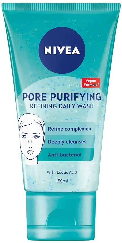 Nivea Clean Deeper Daily Wash šveitiklis Peeling moterims, 150 ml