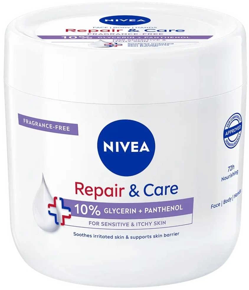 Nivea Drėkinamasis kūno kremas jautriai odai Repair - Care 400 ml