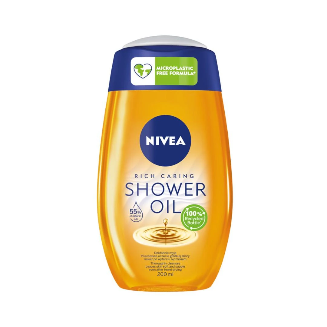 Nivea Rich Caring dušo aliejus, 200 ml