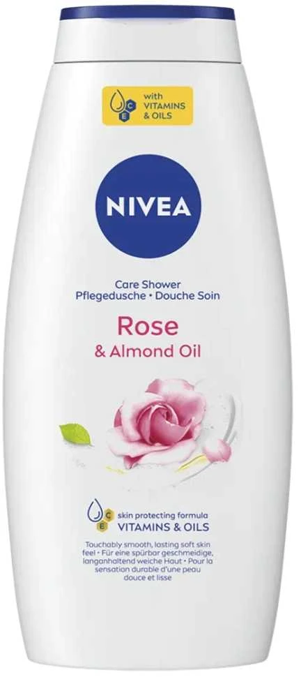 Nivea Rose & Almond Oil Dušo želė moterims, 750 ml