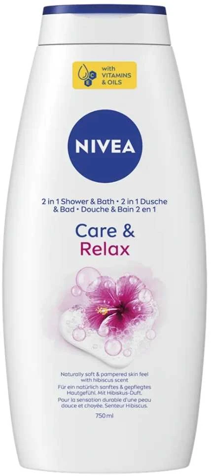 Nivea Care & Relax Dušo želė moterims, 750 ml