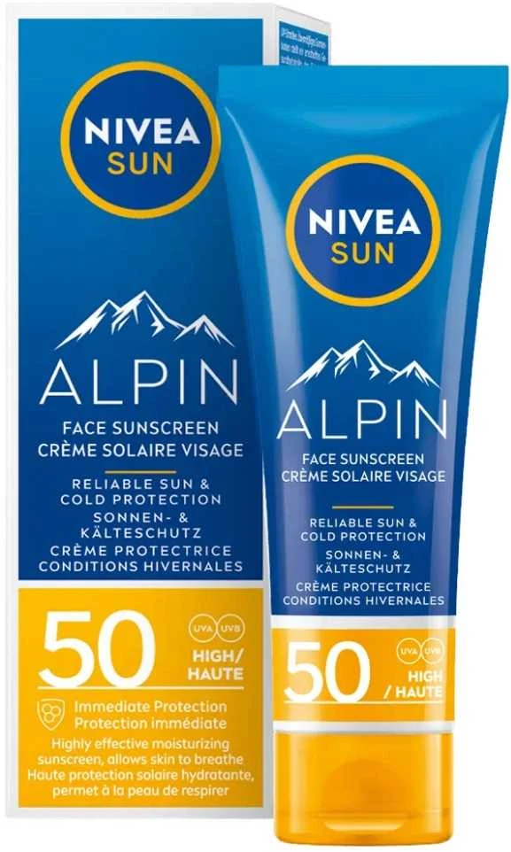 Nivea Sun Alpin Face Sunscreen Face Sun Care