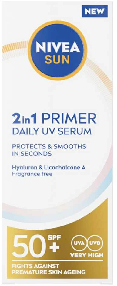 „Nivea Sun Primer Daily“ nuo saulės UV apsauga, 30 ml