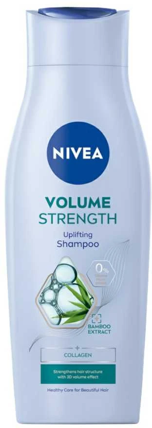 NIVEA Volume & Strength Šampūnas ploniems ir ploniems plaukams 400 ml
