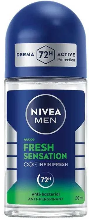 Nivea Men Fresh Sensation rutulinis antiperspirantas 50ml