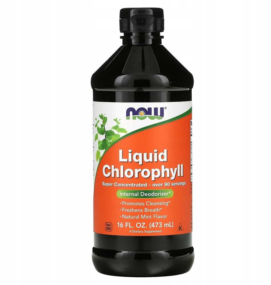 Now Foods NOW Liquid Chlorophyll 473 ml. (skystas chlorofilas)