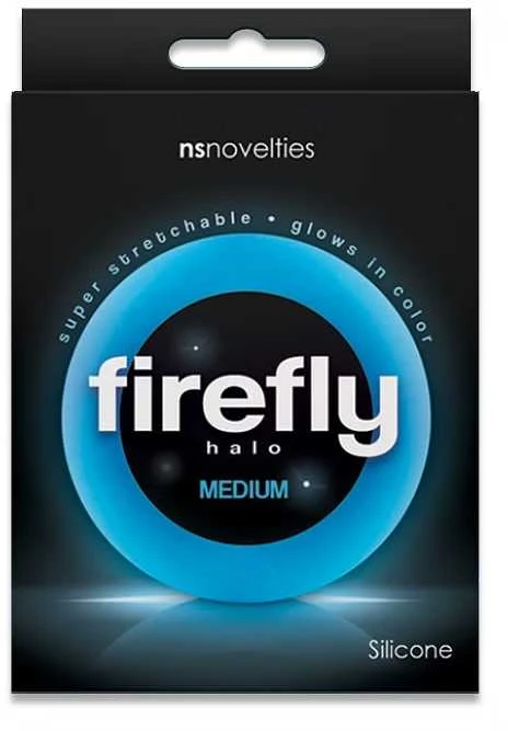 Ns novelties Ns naujovės Ring-FIREFLY HALO MEDIUM Mėlynas