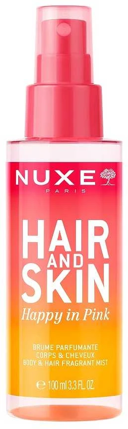 „Nuxe Hair and Skin Happy in Rožinė“ drėkinamasis kūno ir plaukų purškiklis 100 ml