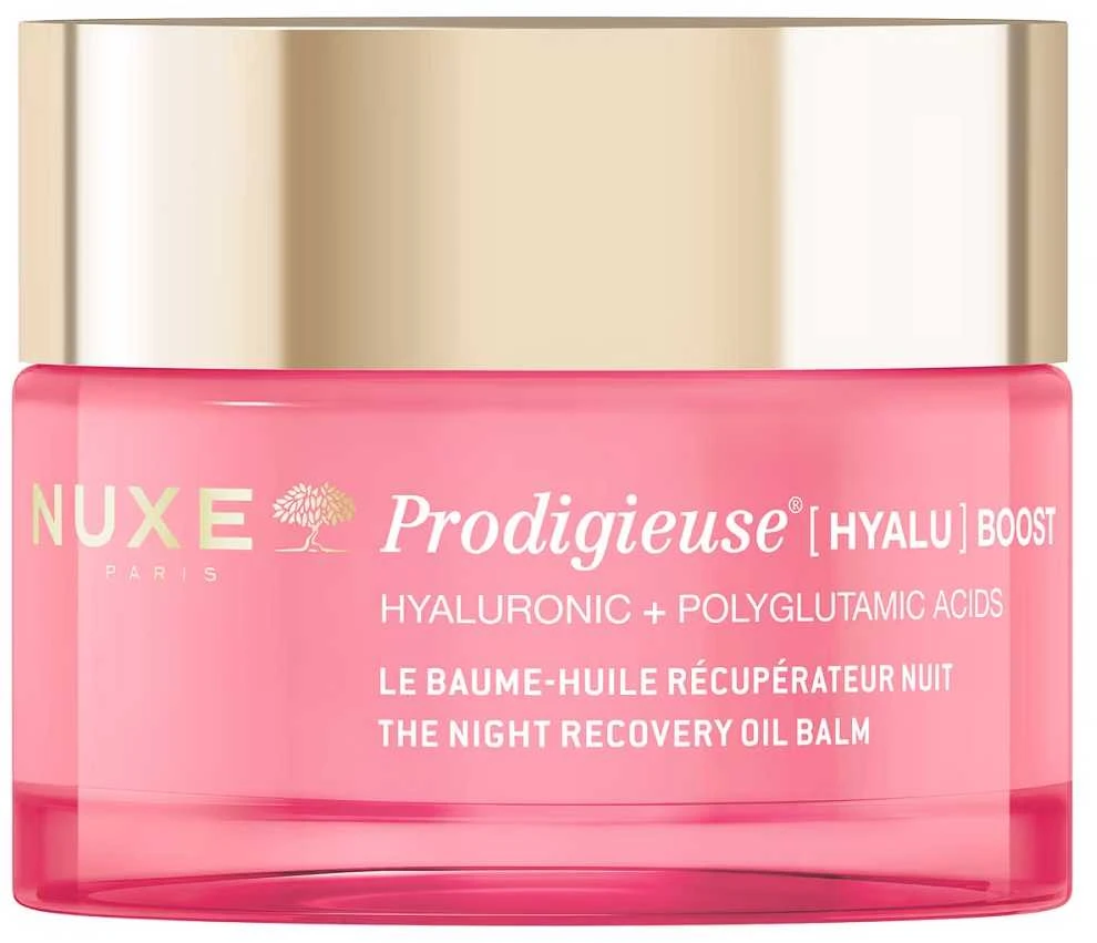 NUXE_Prodigieuse Hyalu Boost Overnight Recovery Balm-Oil balzamas-aliejus odai, 50 ml