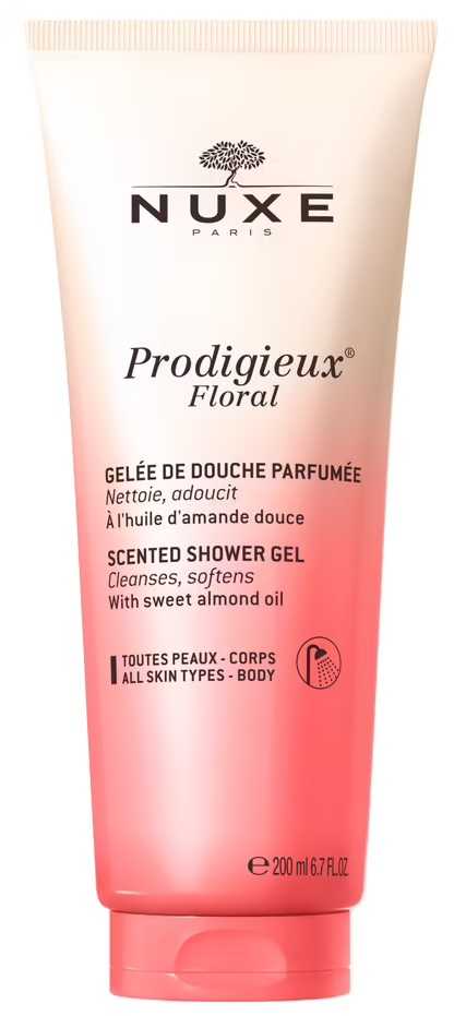 NUXE Kvapioji dušo žele „Prodigieux® Floral scented dušo želė“, 200 ml