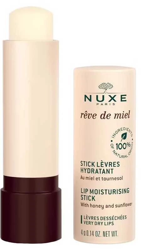 NUXE Reve de Miel Lip Moisturising Stick Lūpų balzamas moterims, 4 g