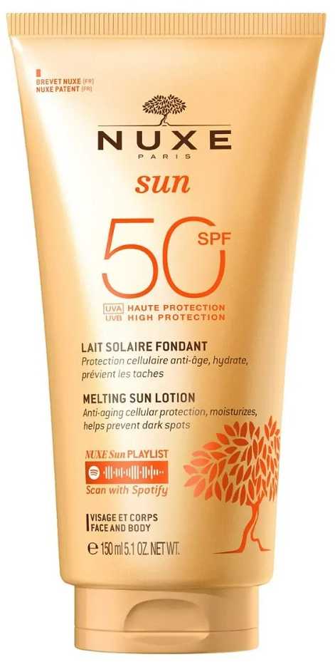 NUXE Sun High Protection Melting Lotion Sun Losjonas kūnui moterims, 150 ml