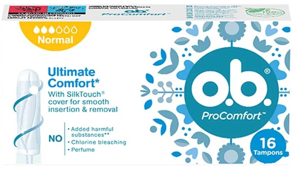 Tamponai O.B. ProComfort Normal, 16 vnt.