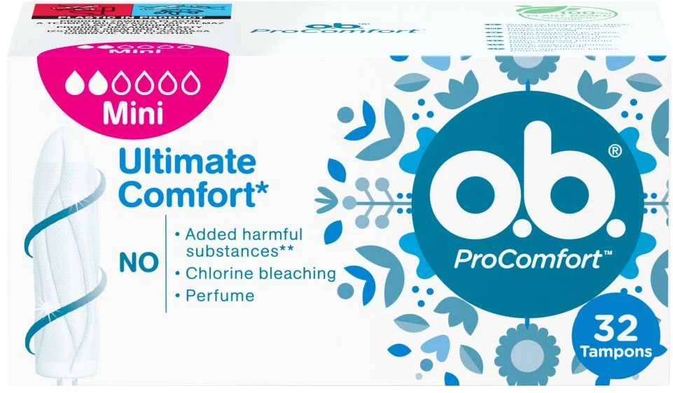 OB ProComfort Tampony Mini 32 vnt.