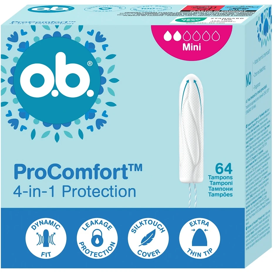 o.b. „ProComfort Mini“ tamponai